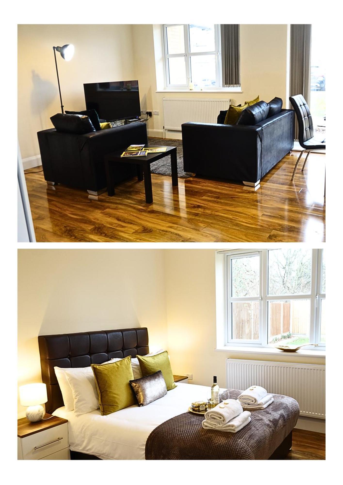 Luxury 2 Bed 2 Bath - Free Parking - 5Min To Airport - Sleeps 6 Apartment Ashford  Екстериор снимка